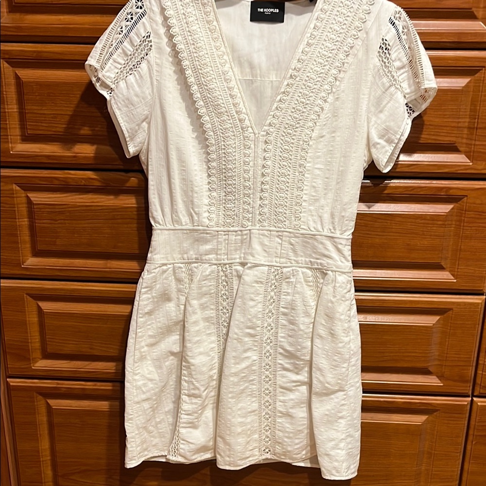 The KOOPLES White Lace Dress Size 1